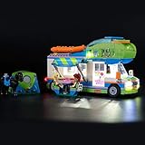 lego friends 41339 mias wohnmobil Añade belleza: la luz está hecha de materias primas puras, alimentada por USB, utiliza nuestro kit de iluminación para hacer que tu modelo sea más realista, el modelo se puede cambiar de oscuro a brillante, déjanos pasar el modo único de rica imaginación y creatividad