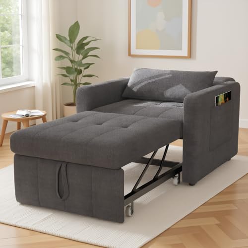 Poltrona letto convertibile 3 in 1, sedia a letto con