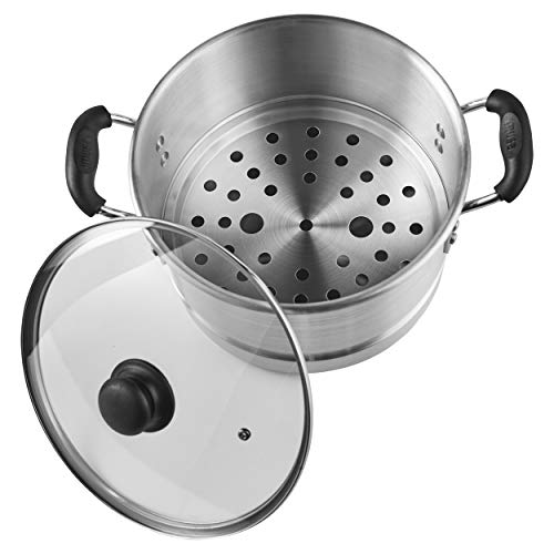 Imusa Usa 32Qt Steamer With Glass Lid And Soft Touch Handles #TOP1