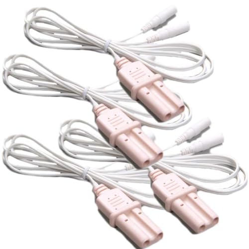 Image of WNL Products XFT-PC-4Pack Replacement Connector Cables for WNL AED Trainer - New Wires for WL120ES10 or WL220ES05 Practi-Trainers - Infant 4 Pack of Cables