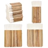 OLYCRAFT 15 Hake Pinsel Für Aquarellfarben 3 Größen Hake Aquarellpinsel Kunstpinsel Blender Keramikglasurpinsel Zum Waschen Staubreinigen Und Malen von Keramik