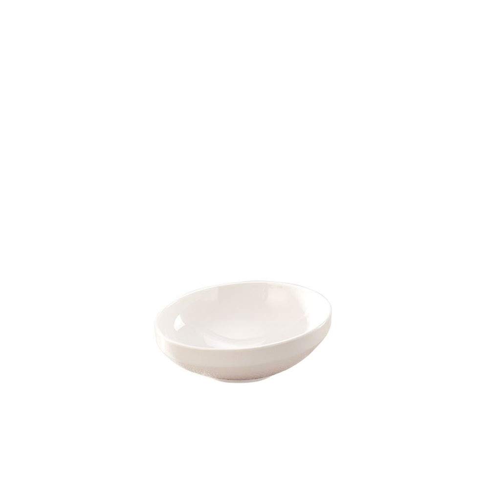 Grand bol à ramen blanc en céramique polyvalent pour la cuisine