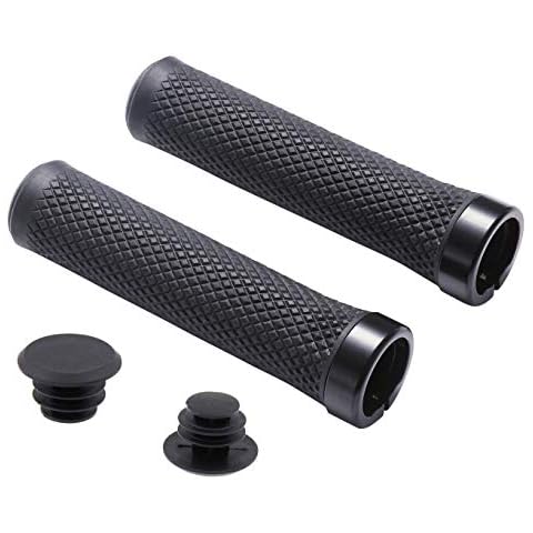 wilesev Soft Non Slip Rubber Bicycle Grips Handlebar for MTB,Mountain Bike Grips Lock On Cover