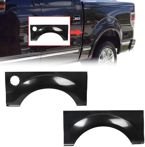 ECOTRIC Wheel Arch Quarter Panel Compatible with 2009-2014 F150 L...