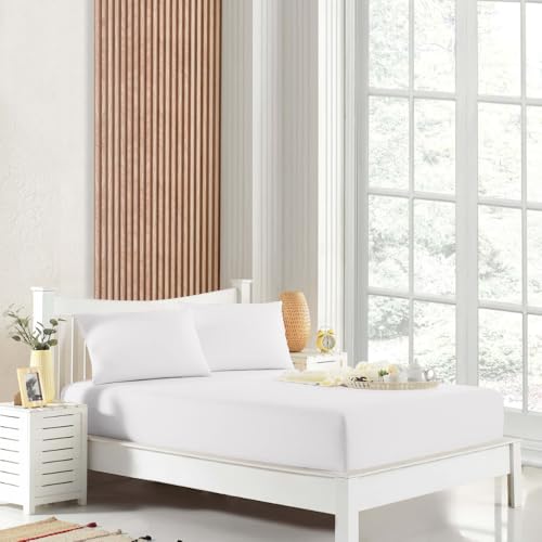 Lastikli Çarşaf, Tek Kişilik Çift Kişilik Takımı Nevresim Kumaşı%100 Pamuklu 90x190 100x200 120x200 140x200 150x200 160x200 180x200 200x200 200x220 (83 Tel Pamuk Saten, 150x200 Çift Kişilik)