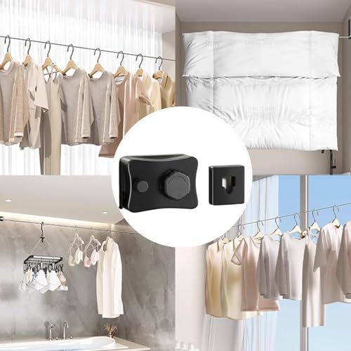 Corde à linge rétractable robuste pour optimiser votre domicile - 4