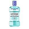 Listerine Cool Mint Alcohol-Free Mild Mouthwash, Oral Rinse Kills 99.9% of Germs That Cause Bad Breath, Less Intense Taste, Mild Mint Flavor, 1 L