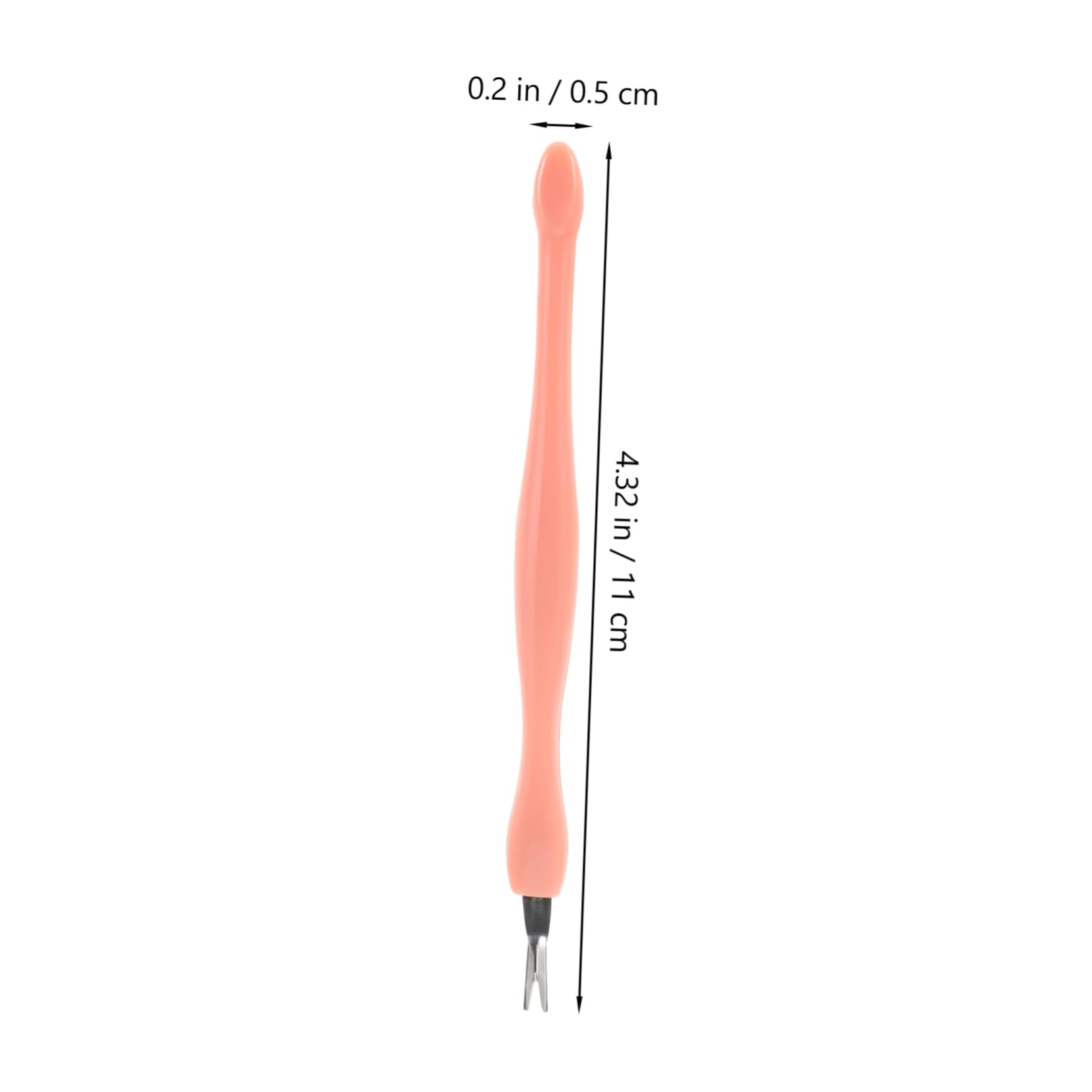 FOYTOKI Stainless Steel Cuticle Pusher Tool Kit 5pcs Set Cuticle Trimmer Remover for Manicure for Professionals Beginners