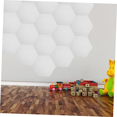 Paneles acústicos absorbentes de sonido Holibanna 6pcs de fibra de poliéster autoadhesivos de reducción de ruido para casa, oficina, estudio y aula miniatura 7