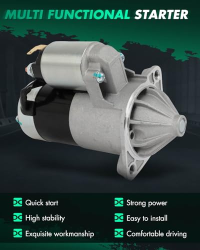 Image of SCITOO Starter Motor fit for Dodge for Attitude 1.4L 2006-2013,for Dodge for Attitude 1.6L 2006-2012,for Dodge for Colt 2.4L 1993-1994 Replacement Starter 17217
