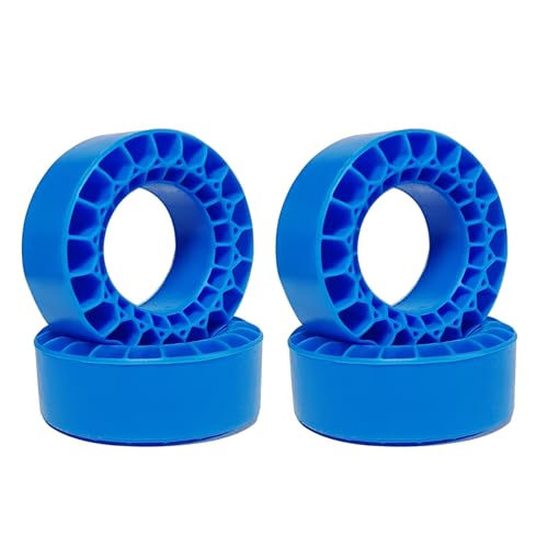 DJCRAWLER Ultra Soft Blue Silicone Rubber Liner for 60-64 * 24-26 mm 1.0” Tires (Blue)