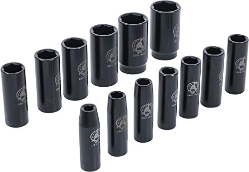 Jeu de douilles à choc pour débloquer les écrous grippés sans effort BGS Diy 95207