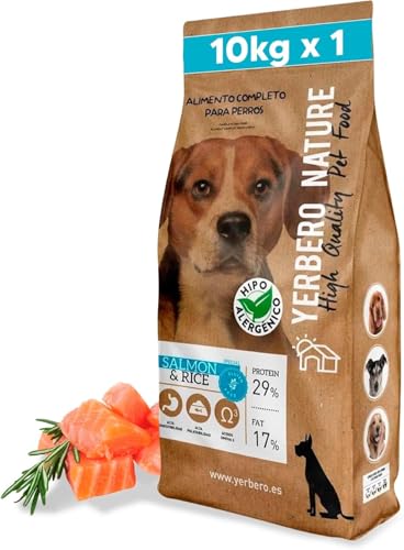 Yerbero Nature Salmon & Rice sin Gluten Hipoalergenico para Perros 10kg