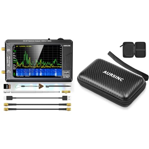 Image of AURSINC Tinysa Ultra+ ZS407 7.3GHz Spectrum Analyzer Bundle with Hard Case
