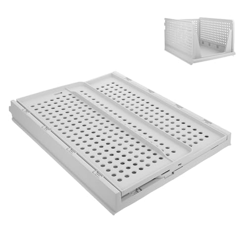 Organisateur de tiroir blanc en ABS modulable pour garde-robe