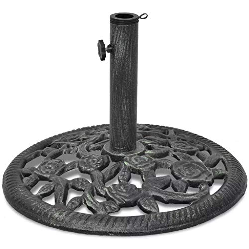 ZEYUAN Umbrella Base Outdoor Umbrellas for Patio Umbrella Base Stand Patio Umbrella Stand Patio Umbrella Base Cast Iron 26.5 lb 19