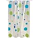 Produktbild MSV Duschvorhang Blaue Kreise aus Polyvinylacetat 180x200cm, Mehrfarbig, 30 x 20 x 15 cm