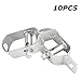 Produktbild Amagabeli 10 x Drahtspanner Spanndraht Galvanisch Verzinkt 4# 120MM Maschendrahtzaun Spanner Maschendraht Zaunspanner Drahtspanner für Garten Drahtzaun WR6