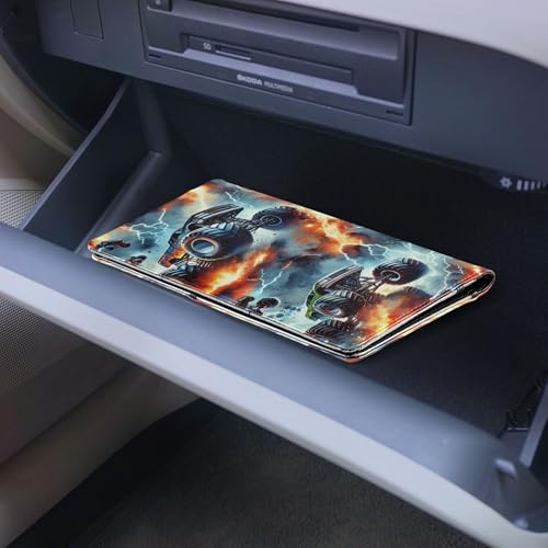 Organizador de auto de cuero falso miniatura 6