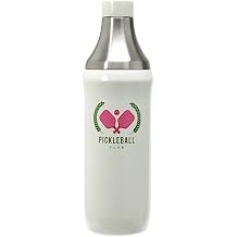 Mayim Commuter Water Bottle, 20 oz Stainless Steel, Pickleball Cream