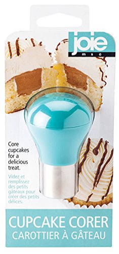 Joie Kitchen Gadgets 39900 descorazonador de cupcakes, acero inoxidable, color verde azulado/plateado