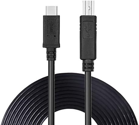 Baolongking USB C to B Cable, USB C Printer Cable, Type C Male to USB B Male Lead, (Thunderbolt 3 Compatible) for New MacBook,Dell,HP, Canon, Microsoft Surface Pro,etc (2m)