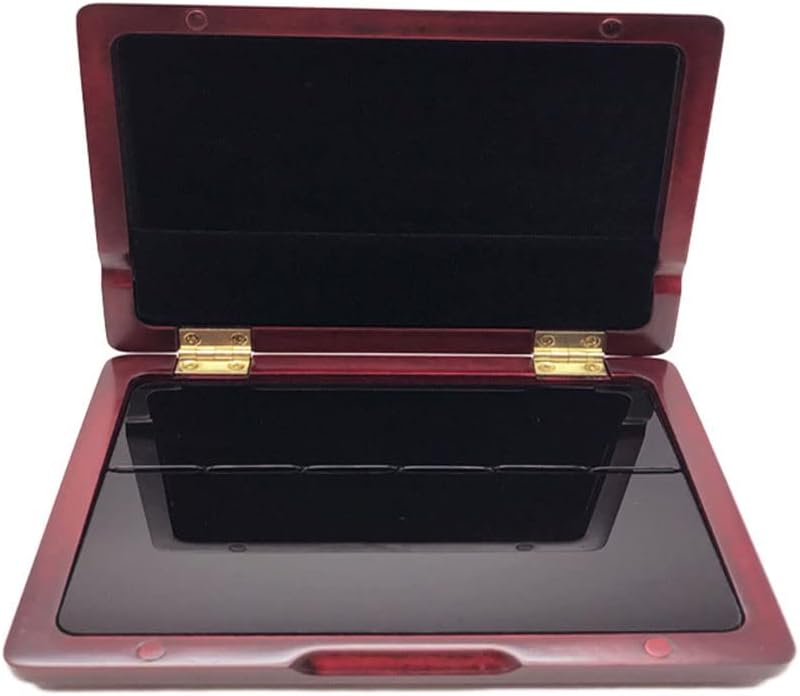 Jiayouy Maroon Color Reed Box Clarinet Reed Storage Case Reeds Holder for 6pcs Clarinet Reeds Woodwind Accessories