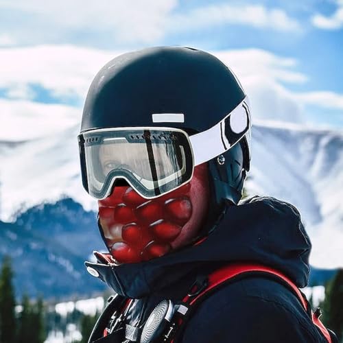 Balaclava con diseño de fruta de granada para hombre y mujer, máscara facial con protección solar transpirable para senderismo, ciclismo, carrera y conducción miniatura 5