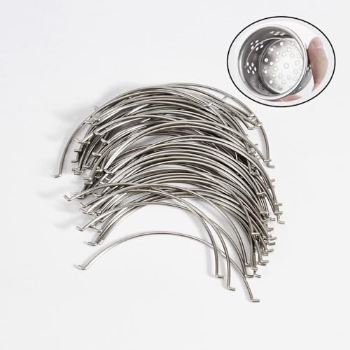 Gancho para colador de fregadero de cocina, acero inoxidable, 4 unidades miniatura 5