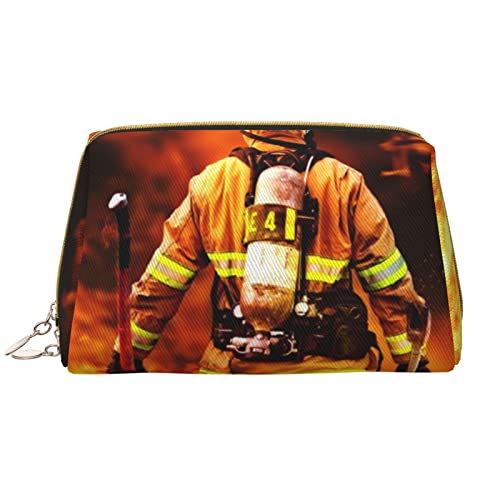 Trousse de maquillage pour filles cadeau parfait motif flamme pompier
