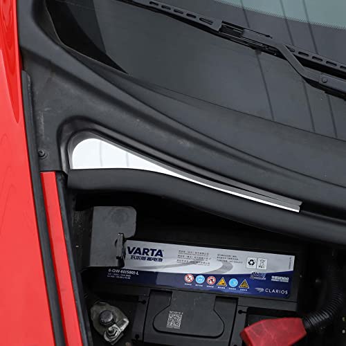 Image of Engine Bay Panel Cover for C6 Corvette 2005-2013, Stainless Steel Rear Engine Cover Guards Protector Splash Shield, Fuse Box Cover (Type H Engine Water Guidance Sink)