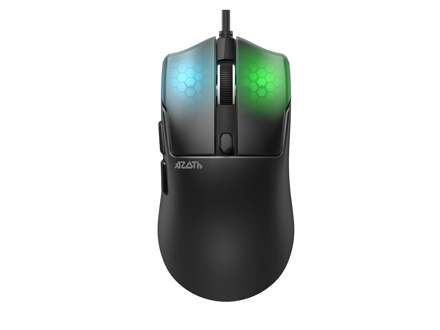 AZOTH GM613 Wired Gaming Mouse with RGB, 6 Buttons, 12800 DPI, Instant A825 Optical Sensor, Macro Software, 13+1 Lighting Modes,1000Hz Polling Rate, Lightweight Ergonomic Design for PC/Laptop/Desktop-image-14