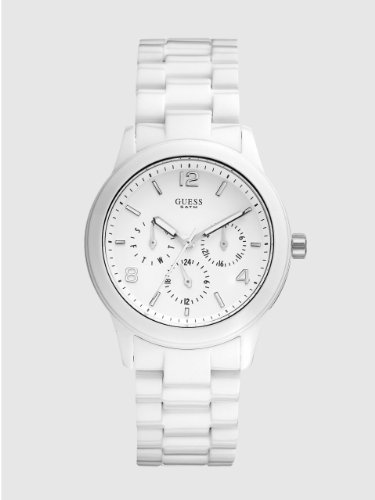 Guess Feminine Contemporary Multifunction White Dial Women's watch #U11644L1