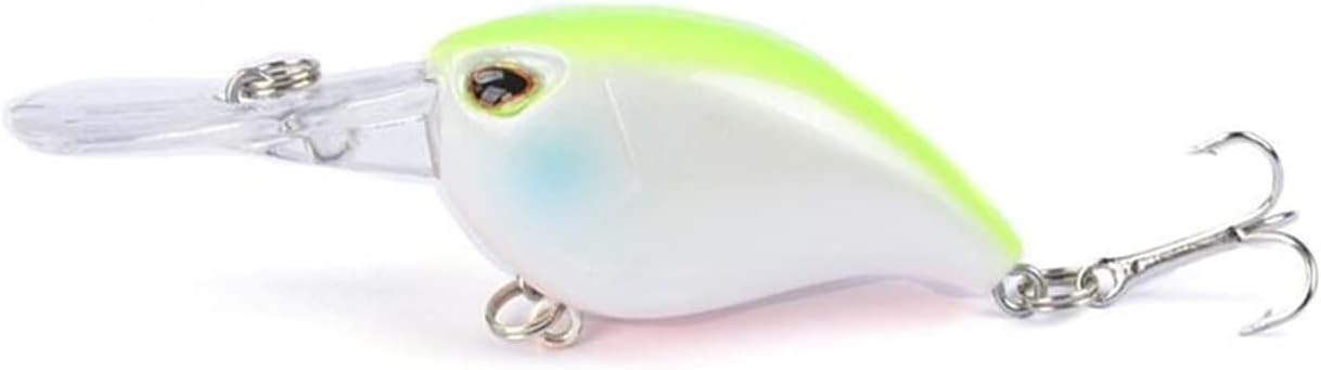 10pcs 60mm 5g Floating Crankbait with Long Plastic Lip Bass Fishing Lures Lifelike Hard Bait Trout Perch Bass Wobblers Swimbaits Pesca Carp Pike Fishing Tackle