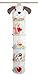5 Tier Storage Organizer - 12" X 59" - Hang in Your Children’s Room or Closet for a Fun Way to Organize Kids Toys or Store Gloves, Shawls, Hats and Mittens. Attaches Easily to Any Rod. (Dog)