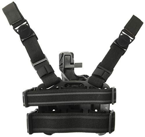 Étui tactique de niveau 3 Blackhawk Serpa avec finition mate noire - 2