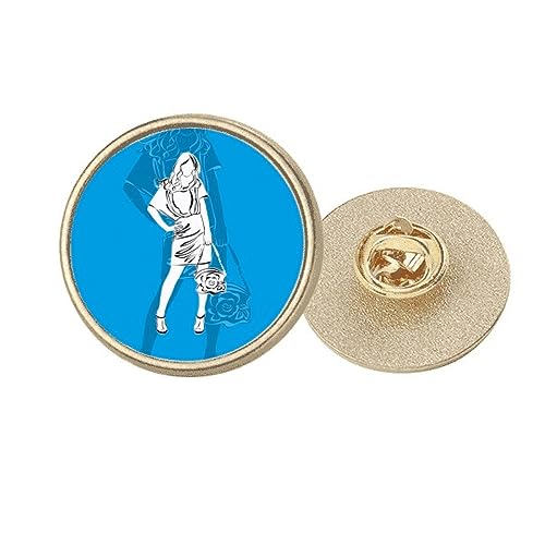 Broche Clip Ronde Métal Doré : Ajustez vos Vêtements sans les Percer