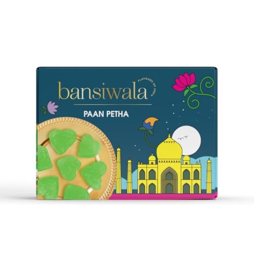 Image of Bansiwala Paan Petha 350g Pack of 2 - Original Agra Ka Petha | Soft and Juicy Indian Sweet | Sweets Gift Box | Vegan & Preservative-Free | Delicious Indian Mithai!