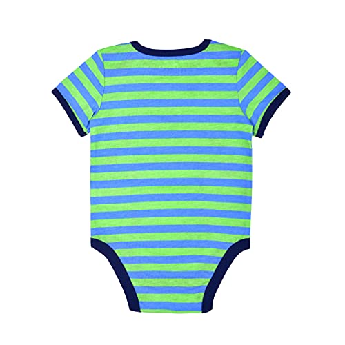 Disney Baby-Boys 1 Sully Monsters Inc Creeper And 2 Sully Bibs To Attach To The Creeper, Green, 0-3 Months (3-Piece) #TOP2