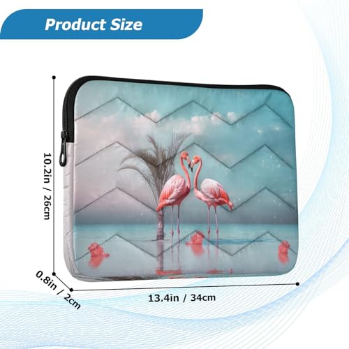Funda para portátil Pink Flamingos para 13-14 pulgadas miniatura 3