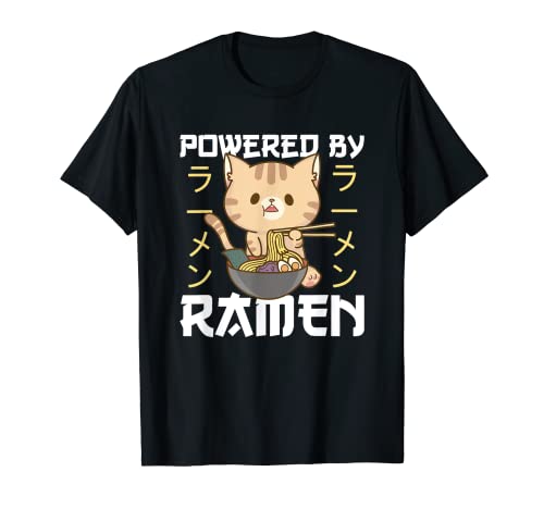 Desarrollado por Ramen Cute Cat come fideos Ramen Camiseta