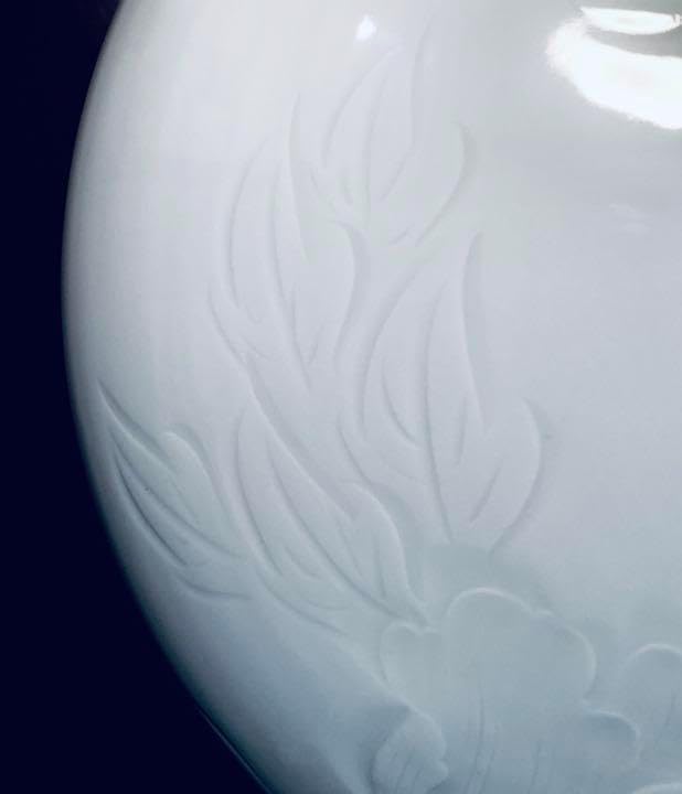 薩摩焼 古薩摩 色絵金彩 扇窓絵鳳凰獅子花文瓶 壷 高さ約45㎝ UR7915B