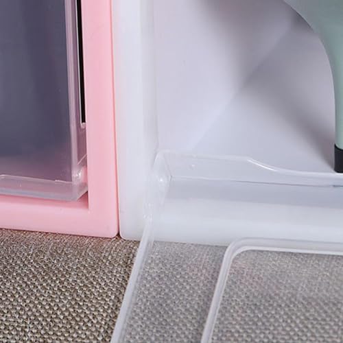 CTDWNT Caixotes de armazenamento de sapatos, caixa de armazenamento de sapatos atualizada, organizad