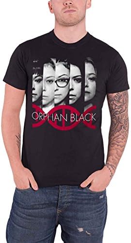 Orphan Black Faces Official Mens Black T Shirt