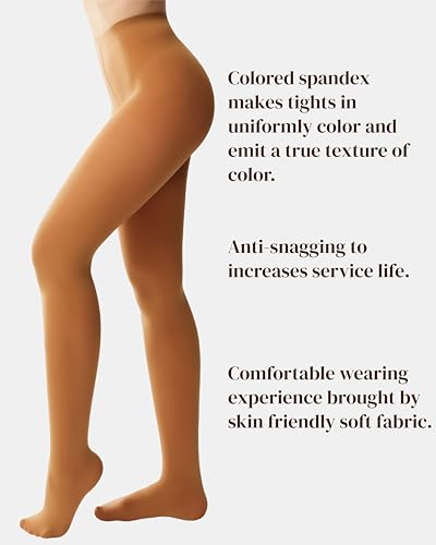 Image of leg elegant Women's 80 Den Microfiber Soft Opaque Tights Pantyhose