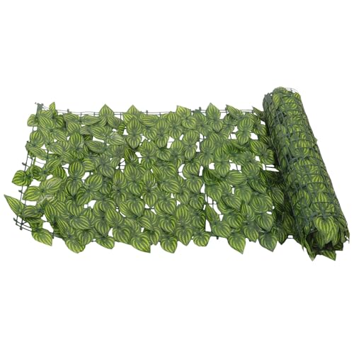 BESPORTBLE Künstliche Efeu Sichtschutzwand 05X3m UV Beständige Grüne...