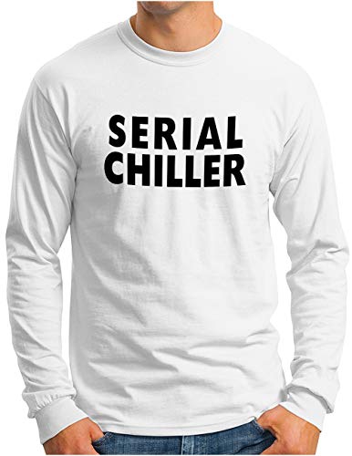 T-shirt OM3 manches longues Serial Chiller pour un dimanche relax à la maison