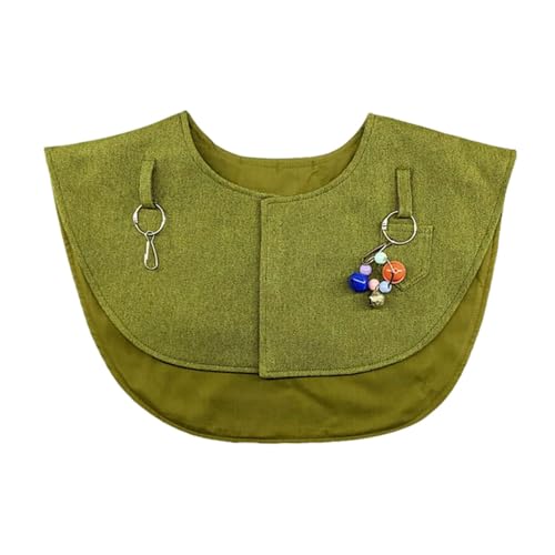 IEUDNS Parrot Anti Scratch ombro Protetor de pássaro fralda pendure pendurar brinquedos de pássaro S