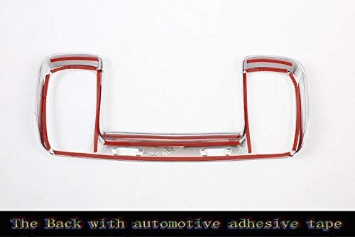 Miniatura 7 de YIWANG ABS Chrome Car Central Control Air Outlet Marco decorativo Trim para Mercedes Benz GLS GLE 2015-2019 (Plata)