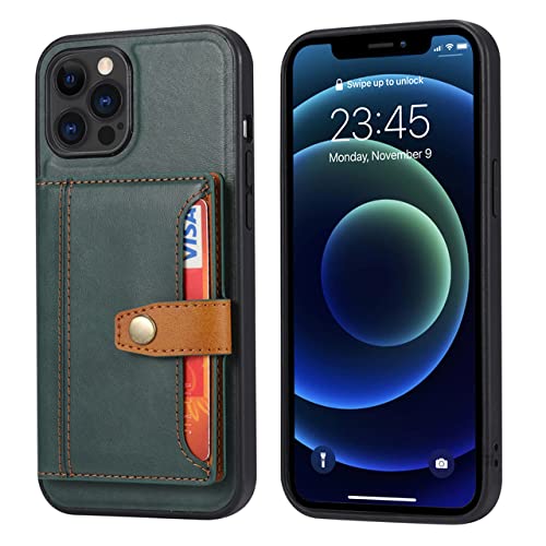 Étui en cuir iPhone 14 Pro Max avec support boucle magnétique pour vidéos en voyage